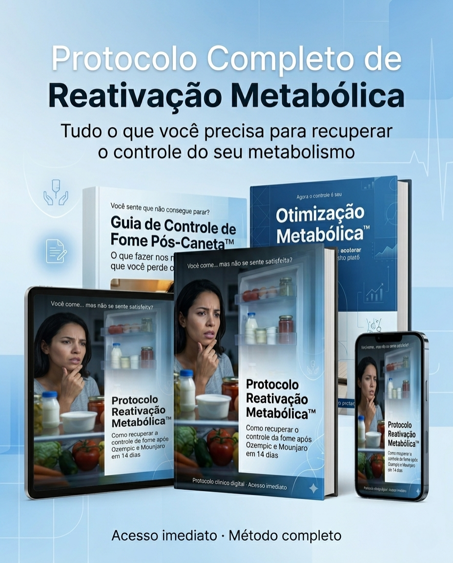 Parei o Mounjaro… e a fome voltou. E agora?